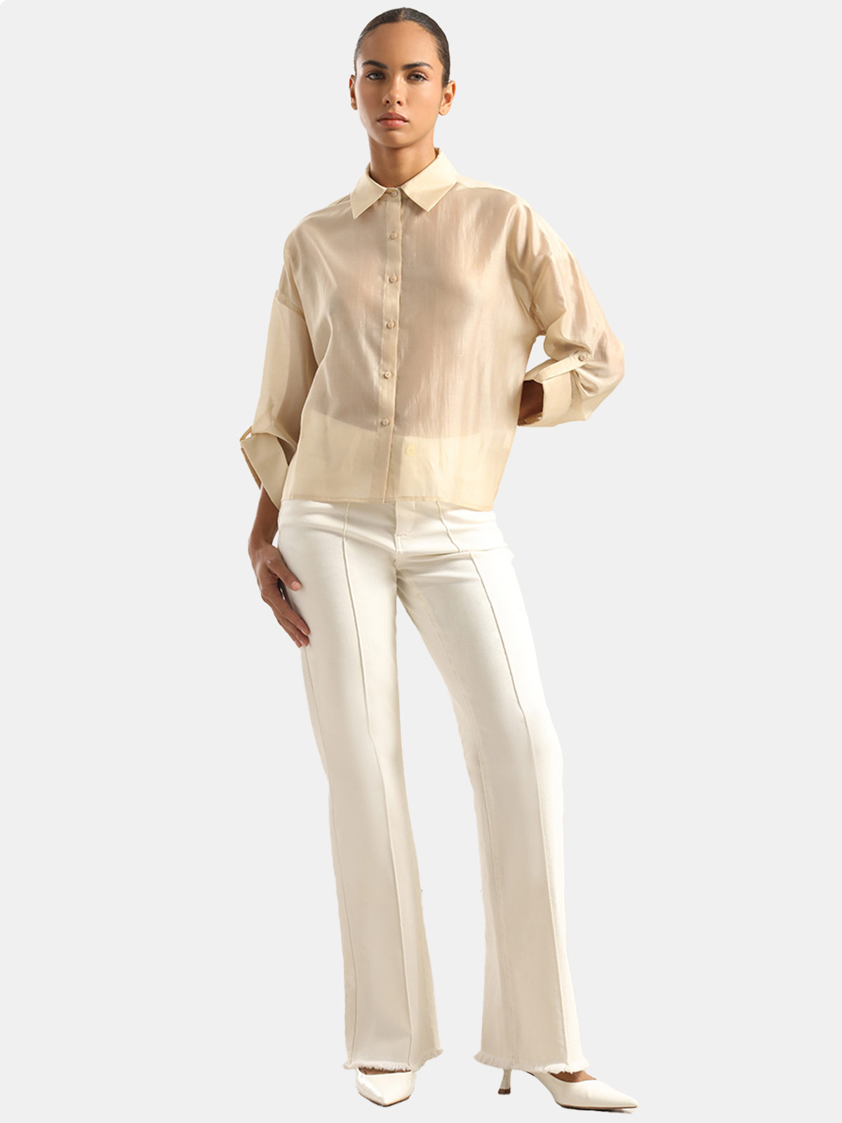 BLUSA MANGA 3/4 MUJER LIOLA BOTONES - 4