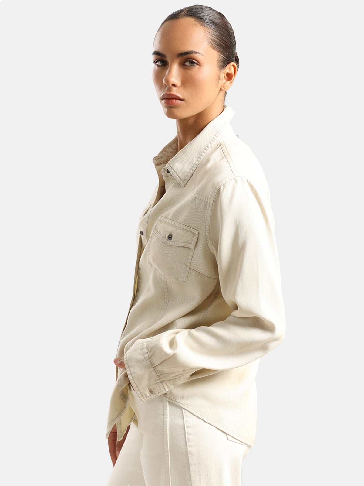 CAMISA MANGA LARGA LYOCELL MUJER LIOLA - 2