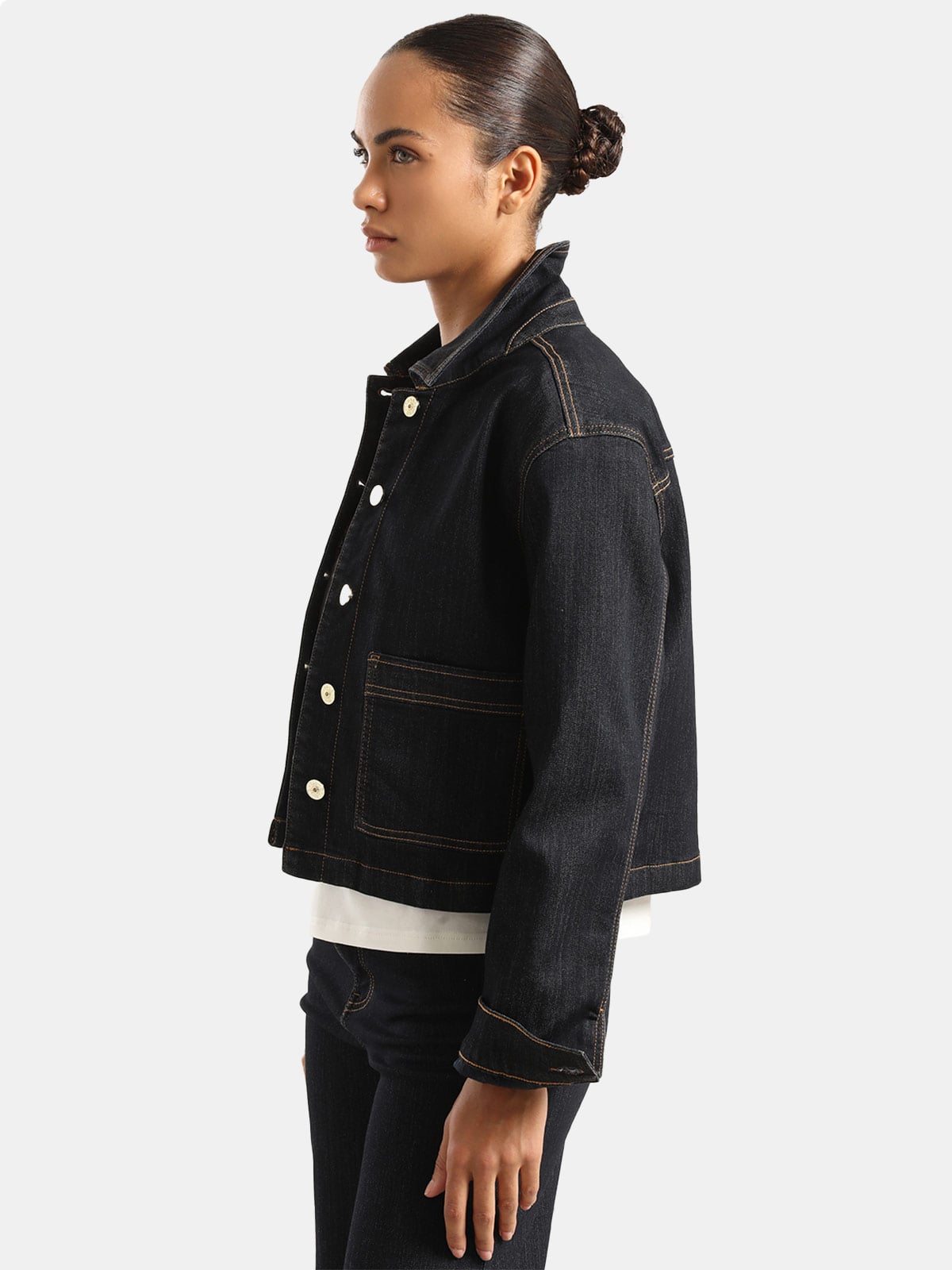 CASACA MUJER DENIM MUJER LIOLA ÍNDIGO - 2