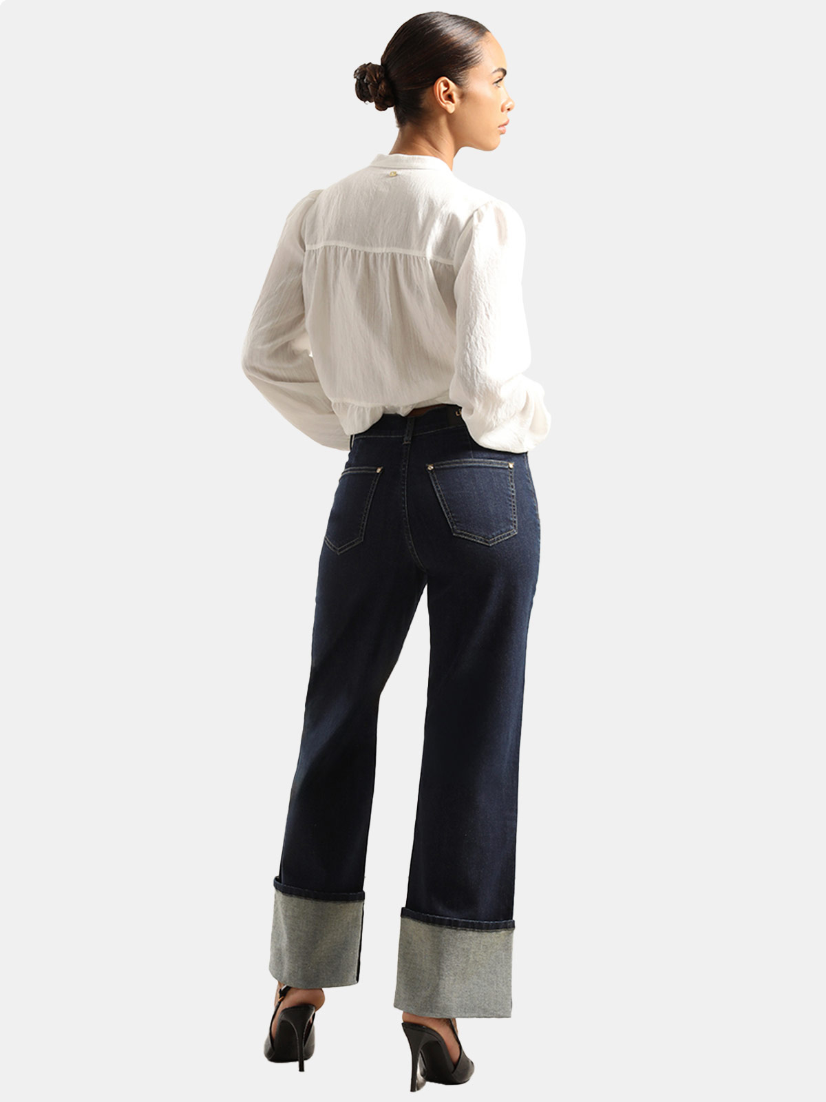 JEANS ALGODÓN STRAIGHT MUJER LIOLA AZUL - 2