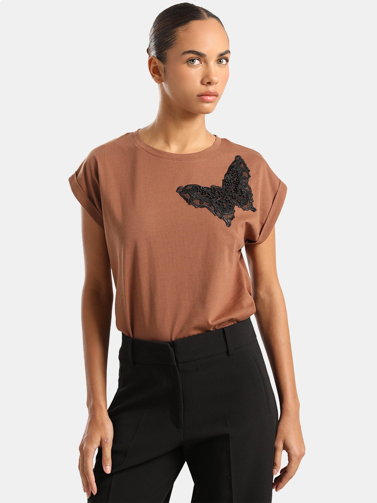 POLO ALGODÓN ALGODÓN MANGA CORTA MUJER LIOLA MARIPOSA - 1