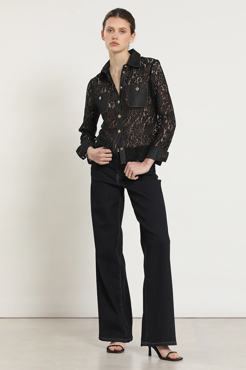 BLUSA MANGA LARGA MUJER LIOLA ROMÁNTICO - 2