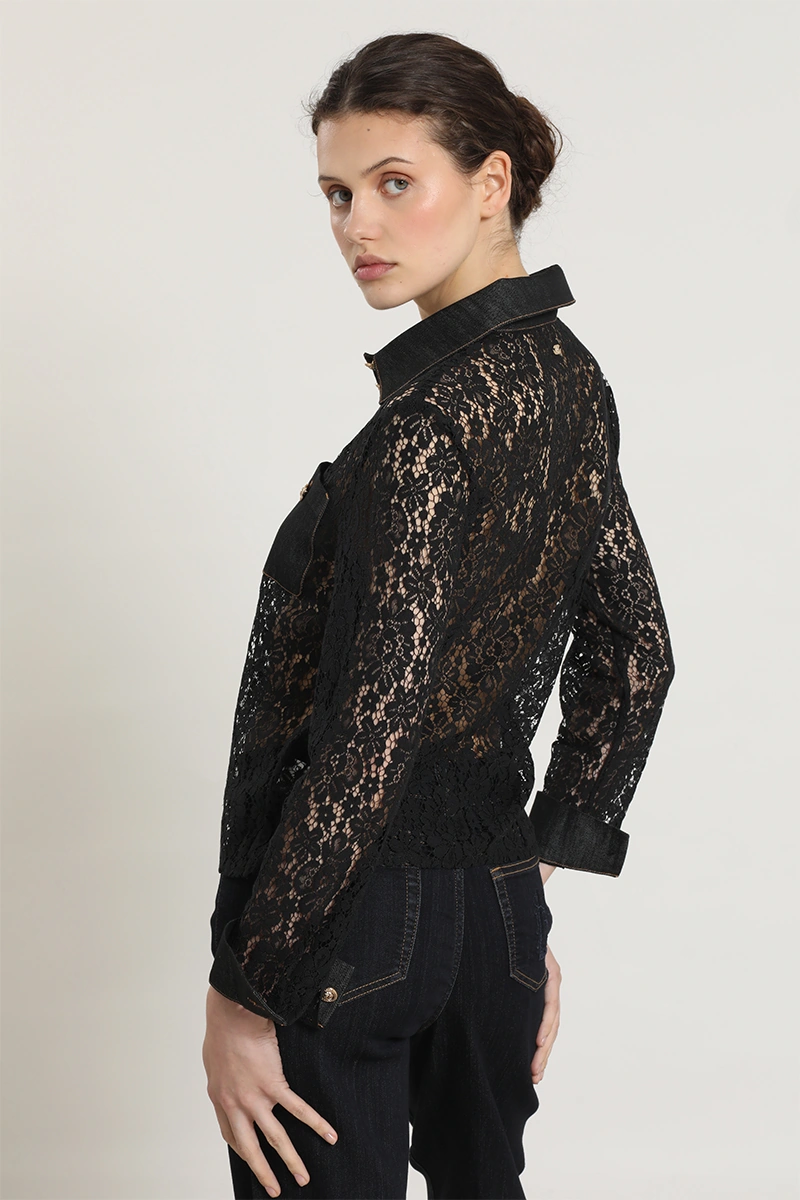 BLUSA MANGA LARGA MUJER LIOLA ROMÁNTICO - 4