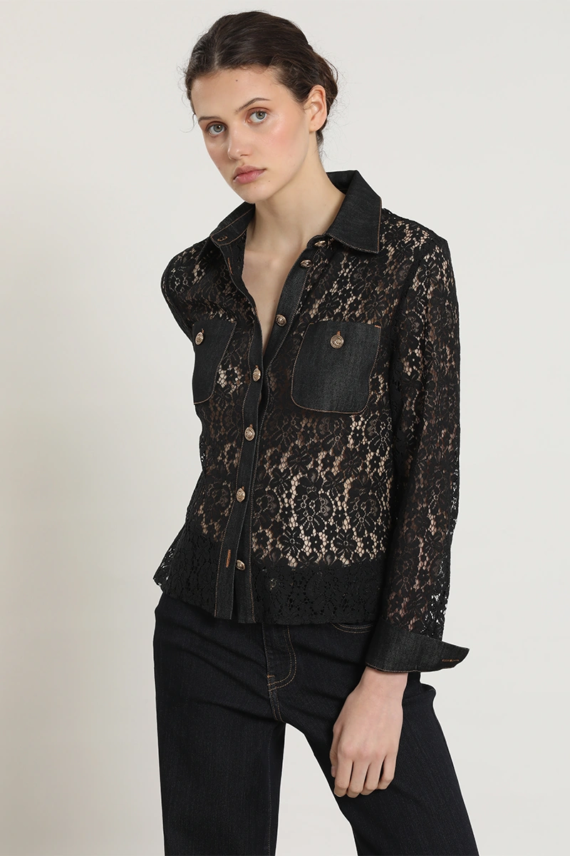 BLUSA MANGA LARGA MUJER LIOLA ROMÁNTICO - 5