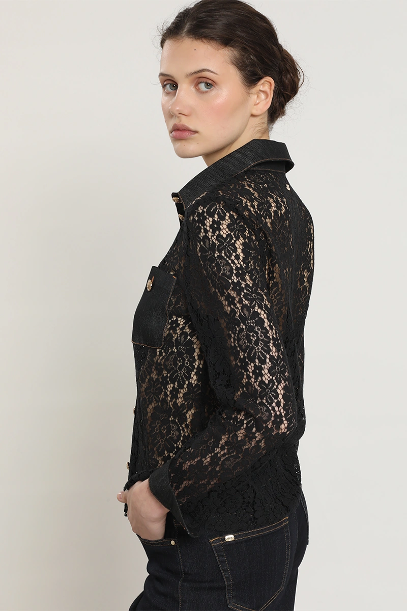 BLUSA MANGA LARGA MUJER LIOLA ROMÁNTICO - 6