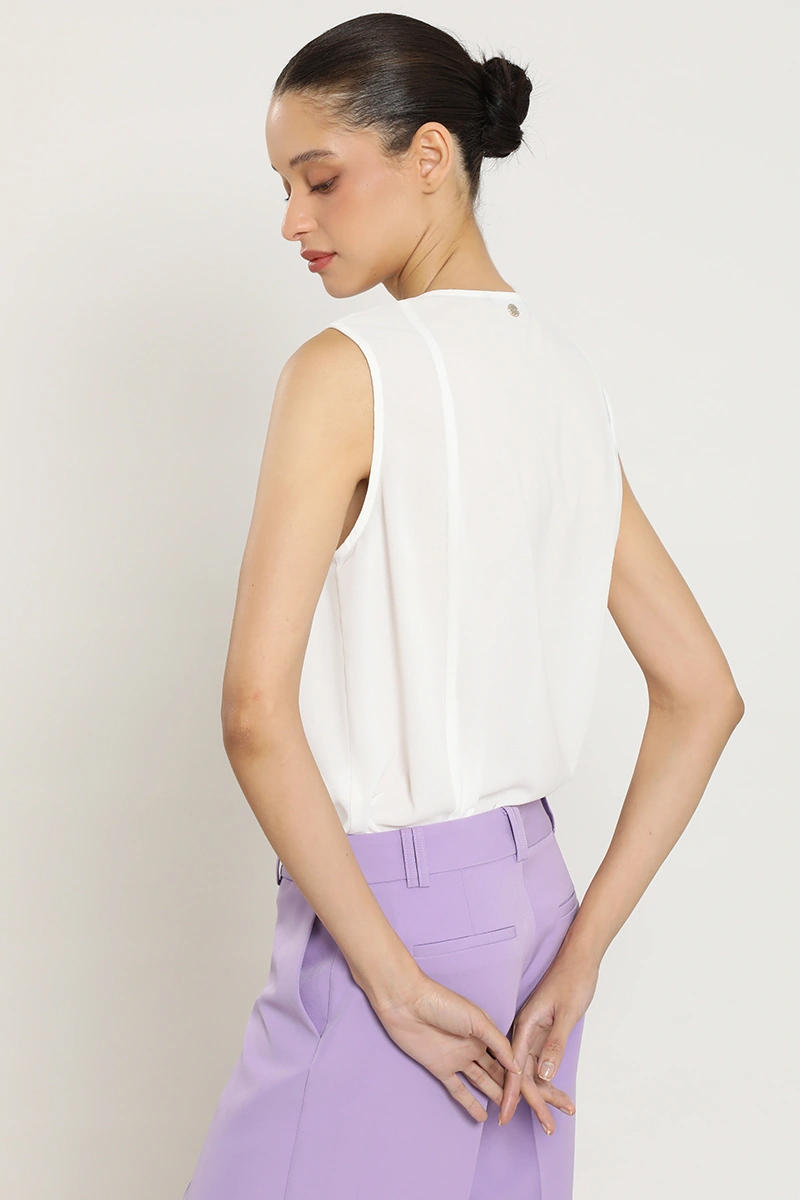BLUSA SIN MANGAS MUJER LIOLA ROMÁNTICO - 6
