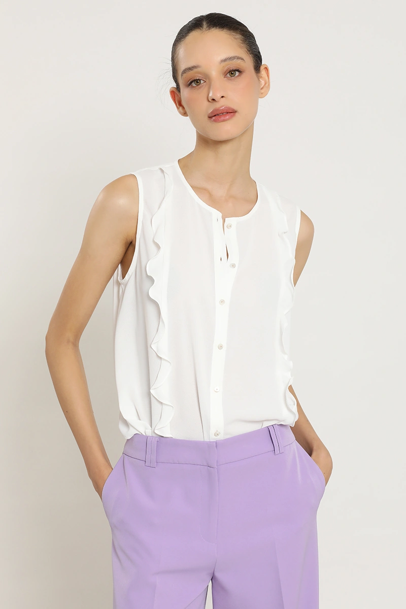 BLUSA SIN MANGAS MUJER LIOLA ROMÁNTICO - 3