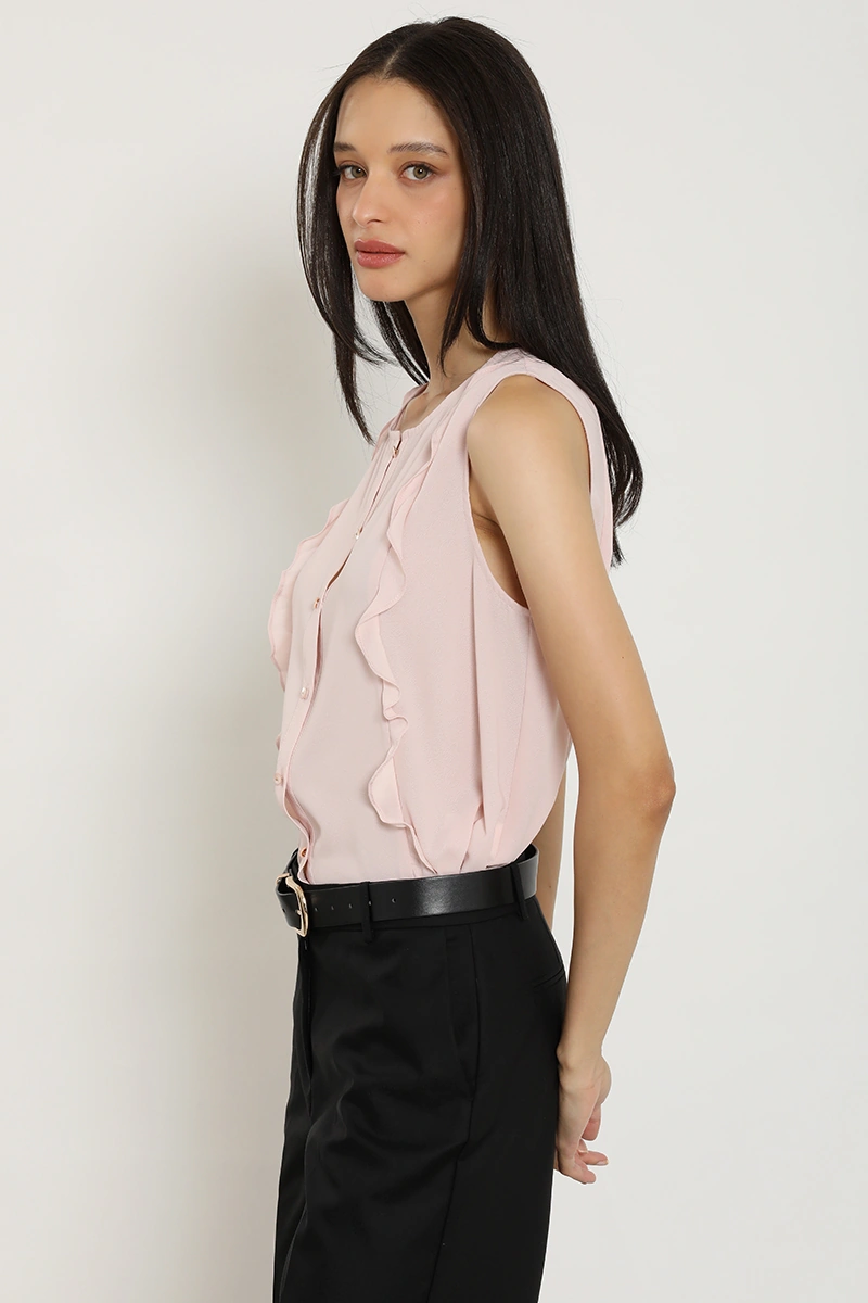 BLUSA SIN MANGAS MUJER LIOLA ROMÁNTICO - 3