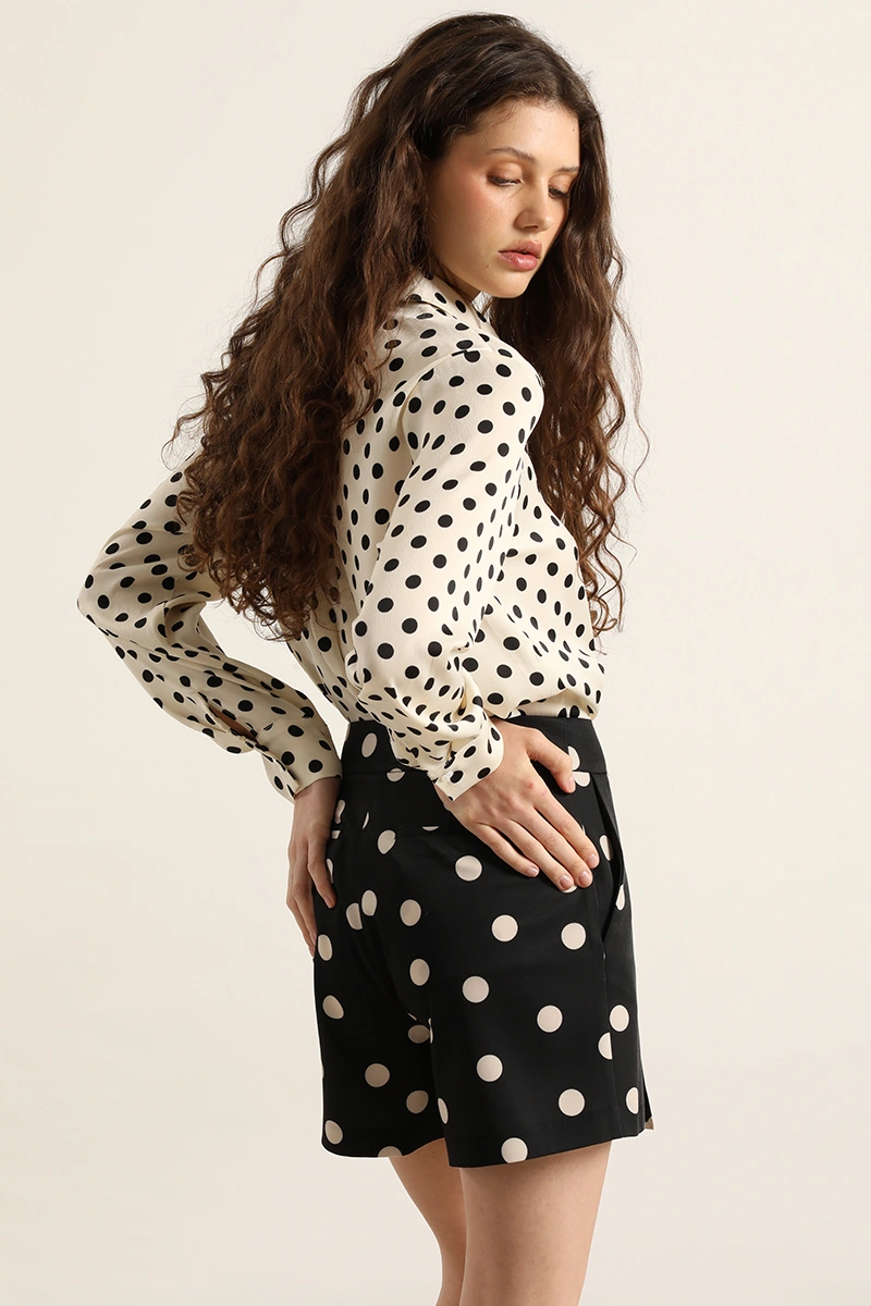 FALDA SHORT CEÑIDA MUJER LIOLA LUNARES - 6