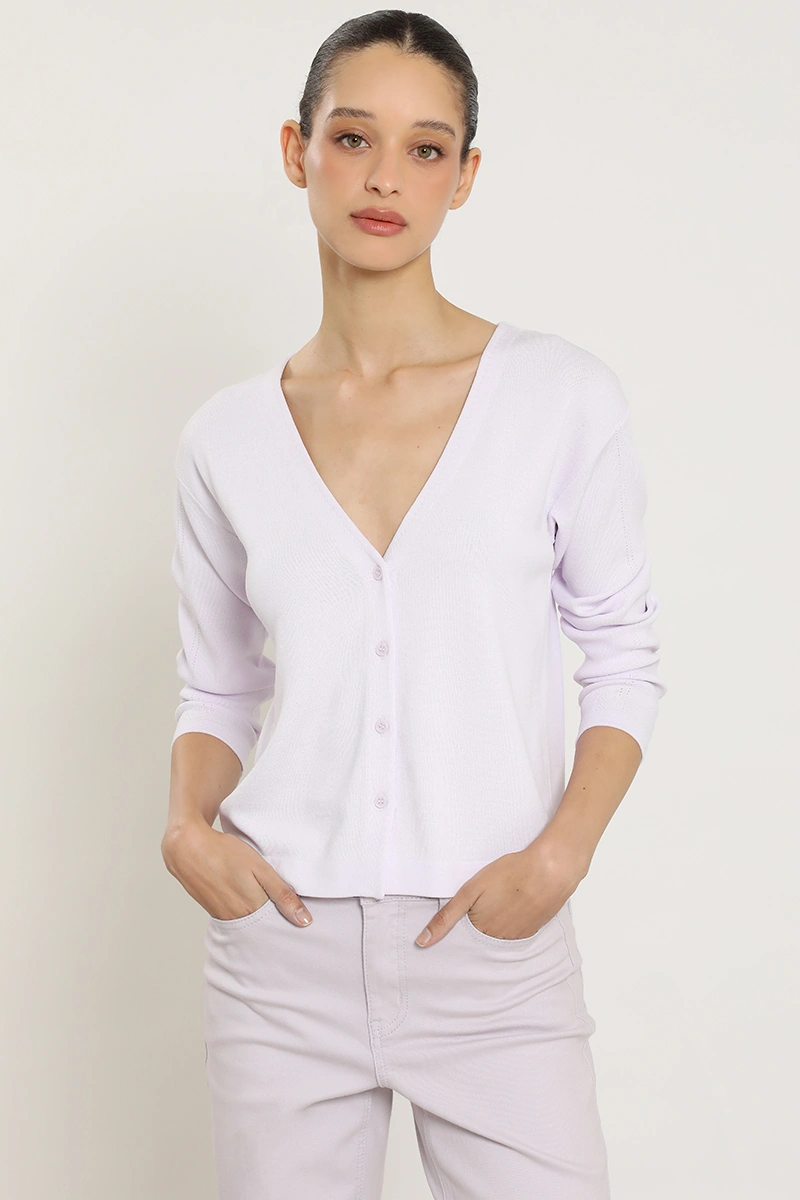 CARDIGAN MUJER LIOLA ROMÁNTICO - 1