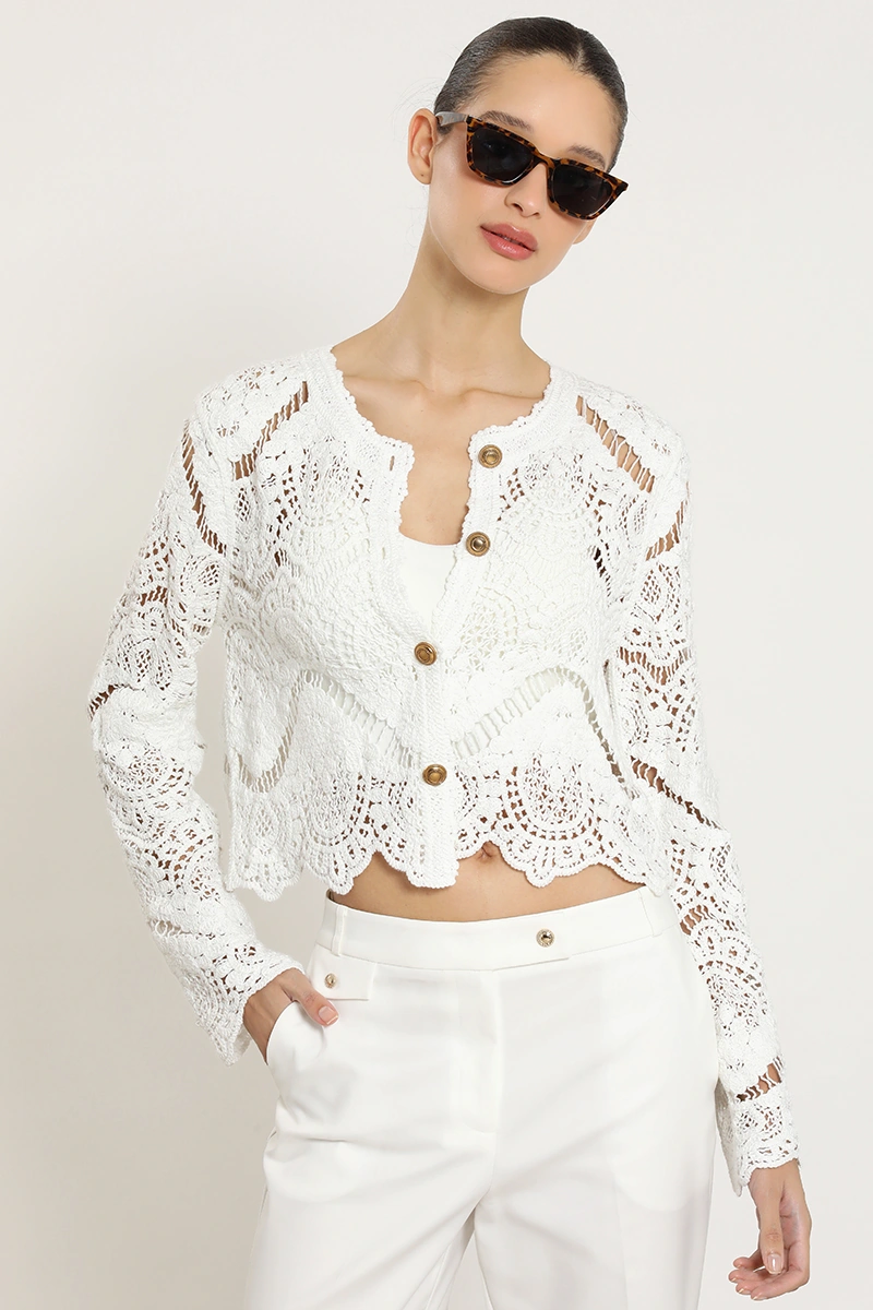 CARDIGAN MUJER LIOLA ROMÁNTICO - 1