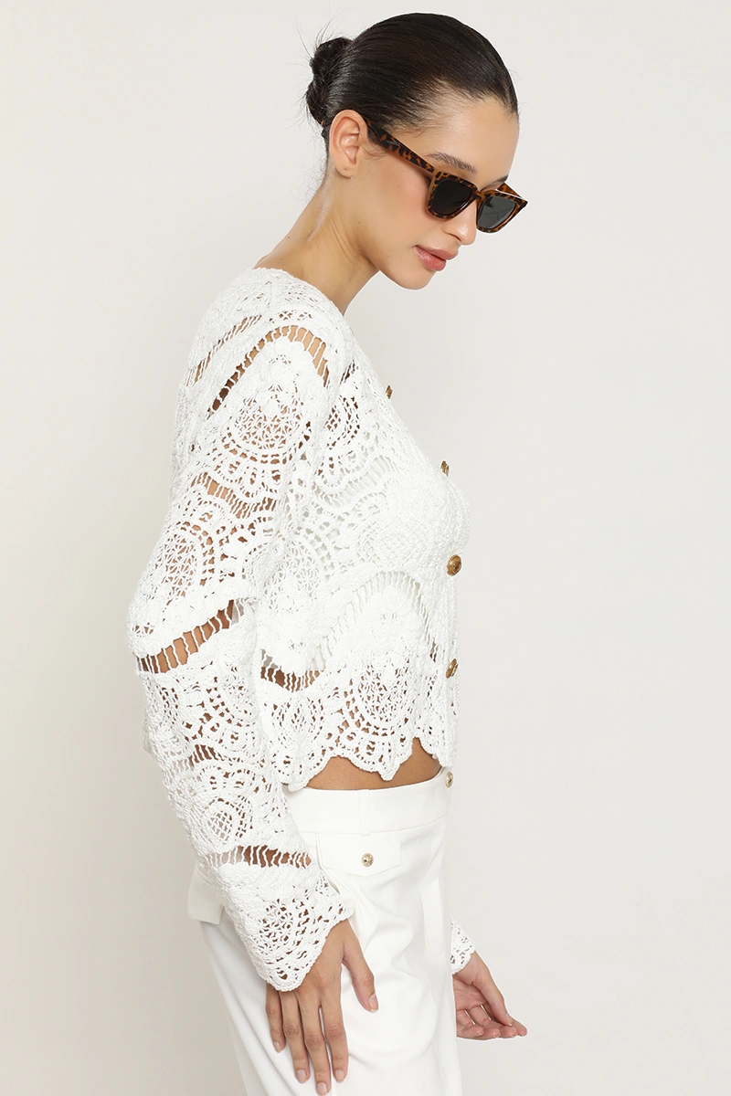CARDIGAN MUJER LIOLA ROMÁNTICO - 3