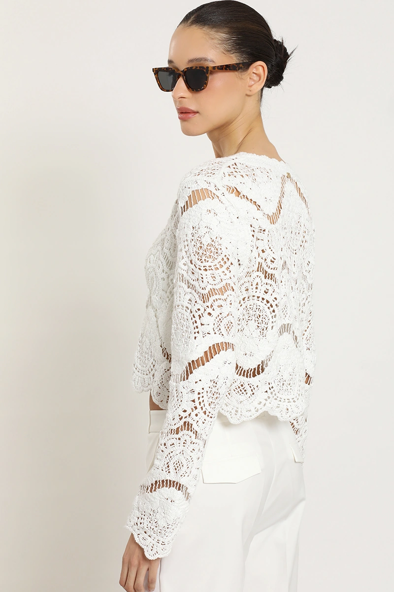 CARDIGAN MUJER LIOLA ROMÁNTICO - 5