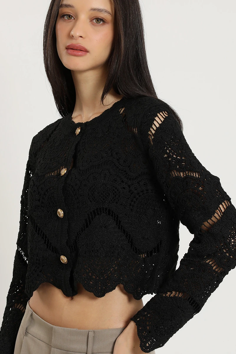 CARDIGAN MUJER LIOLA ROMÁNTICO - 3
