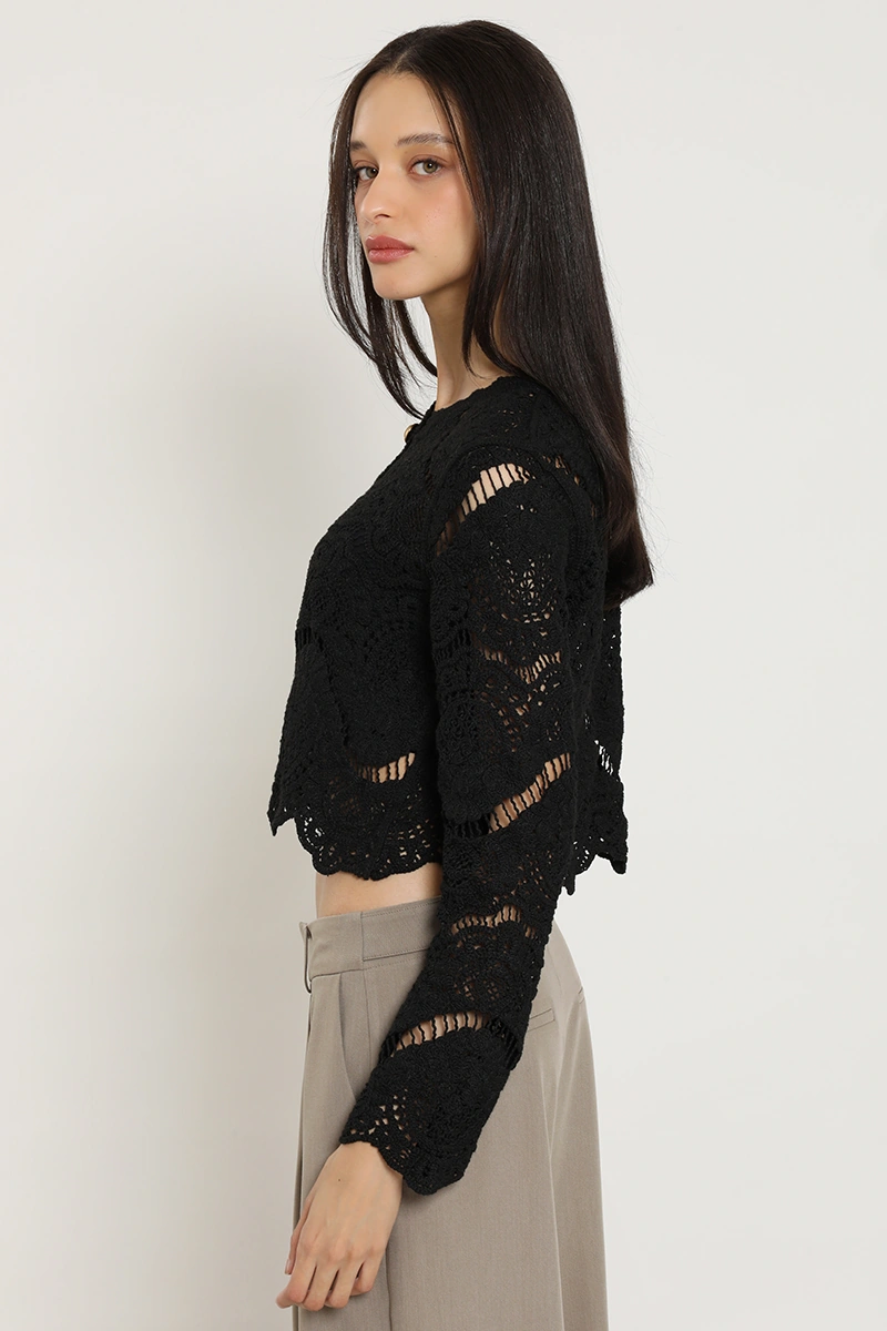 CARDIGAN MUJER LIOLA ROMÁNTICO - 4