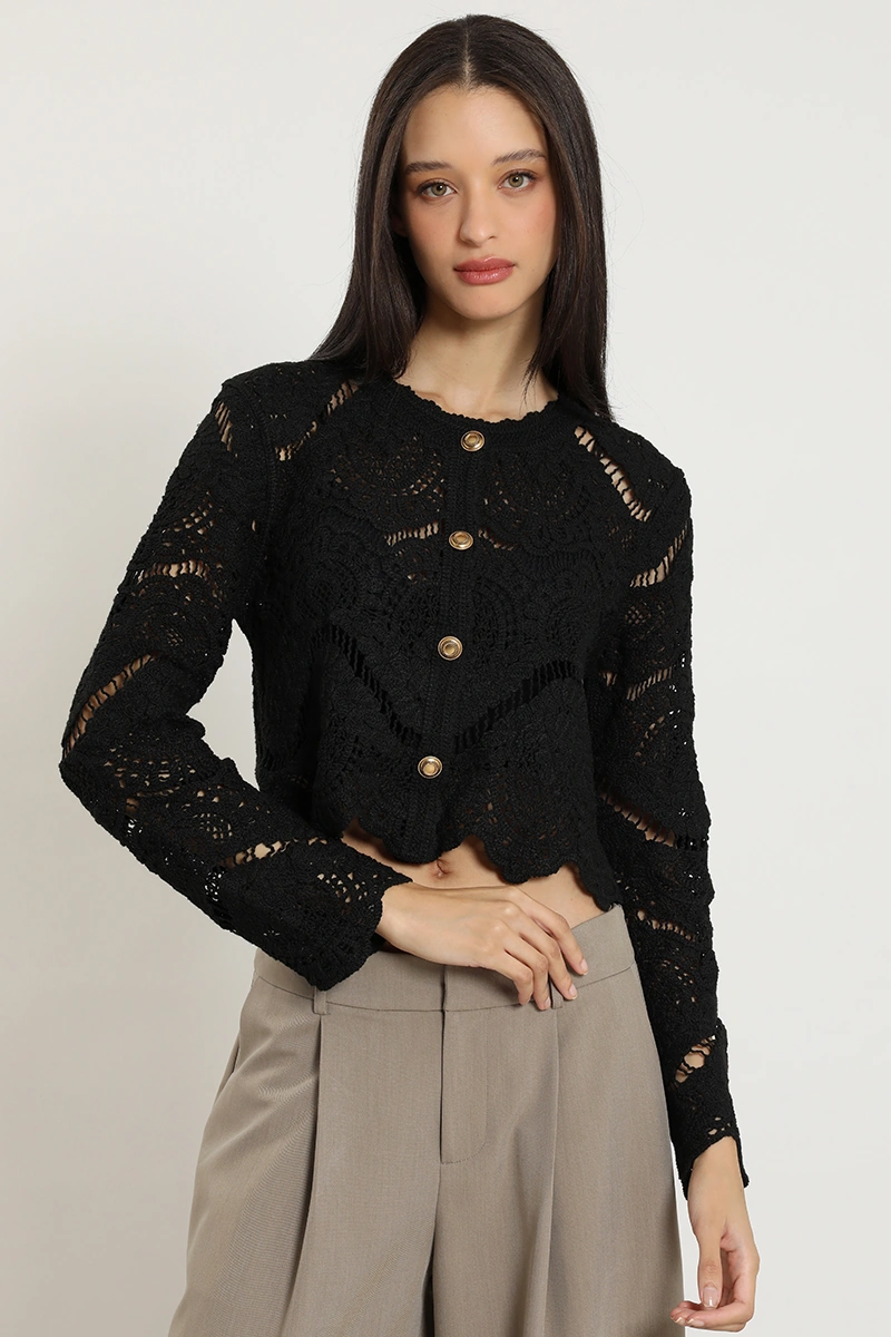 CARDIGAN MUJER LIOLA ROMÁNTICO - 5
