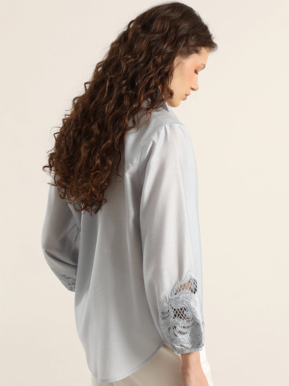 BLUSA MANGA 3/4 MUJER LIOLA  ROMÁNTICO - 3