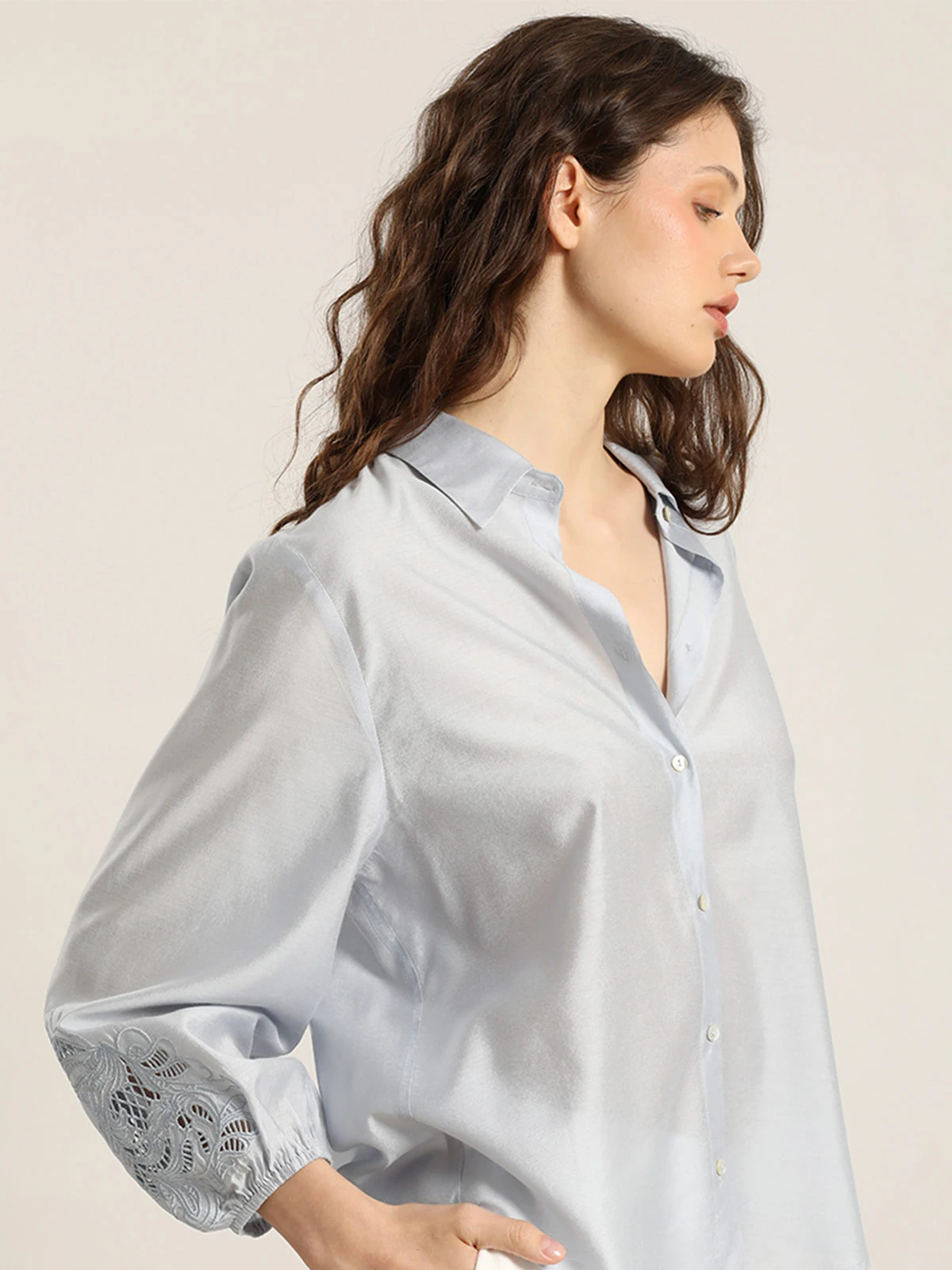 BLUSA MANGA 3/4 MUJER LIOLA ROMÁNTICO - 2