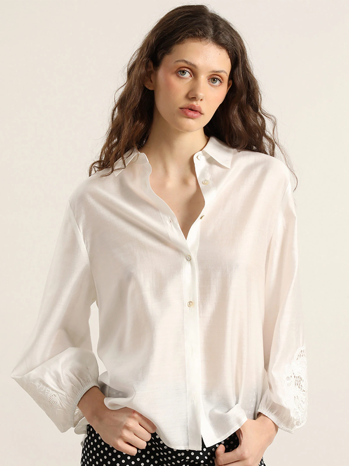 BLUSA MANGA 3/4 MUJER LIOLA  ROMÁNTICO - 1