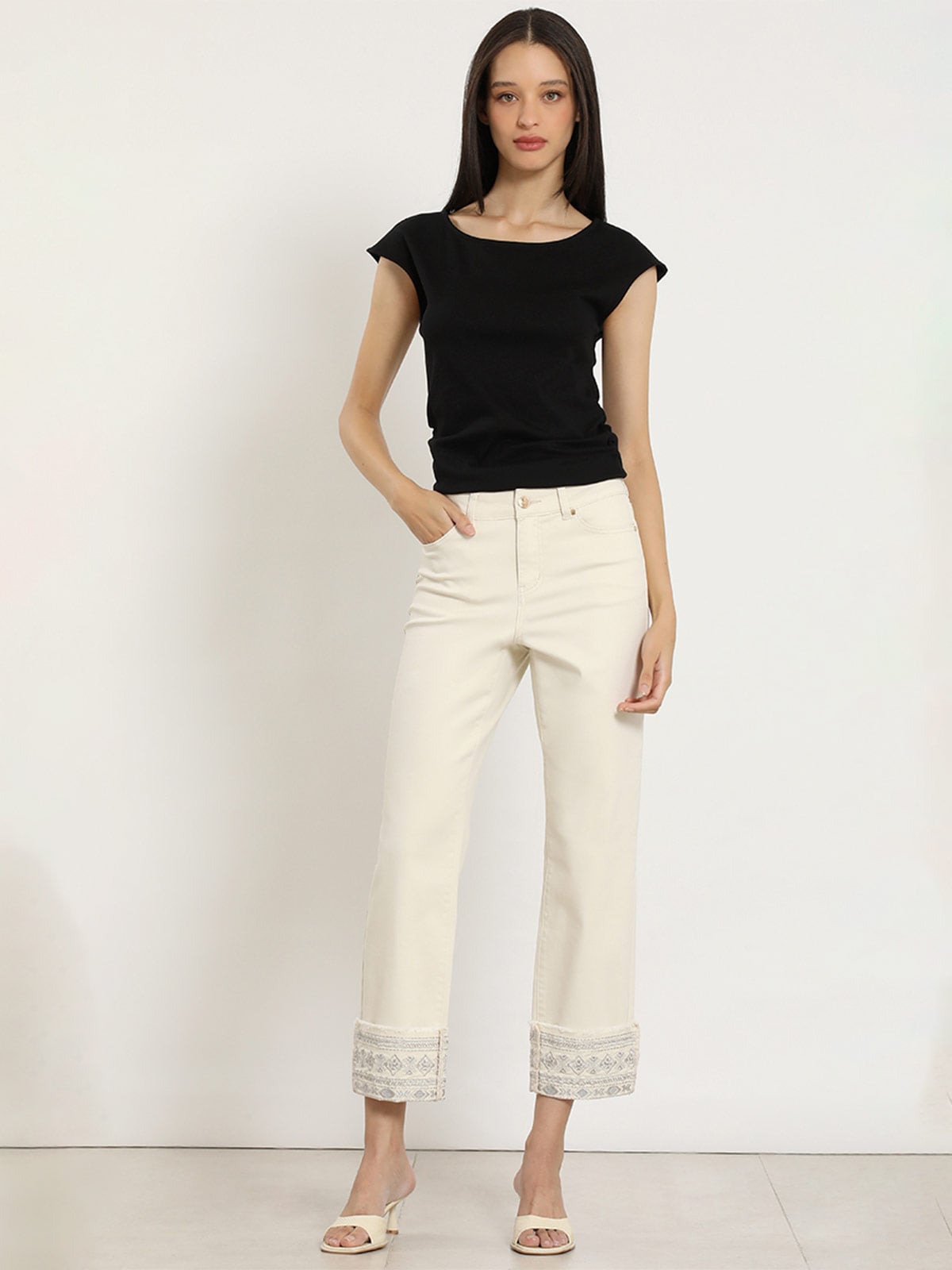 JEANS ALGODÓN SLIM MUJER LIOLA - 1