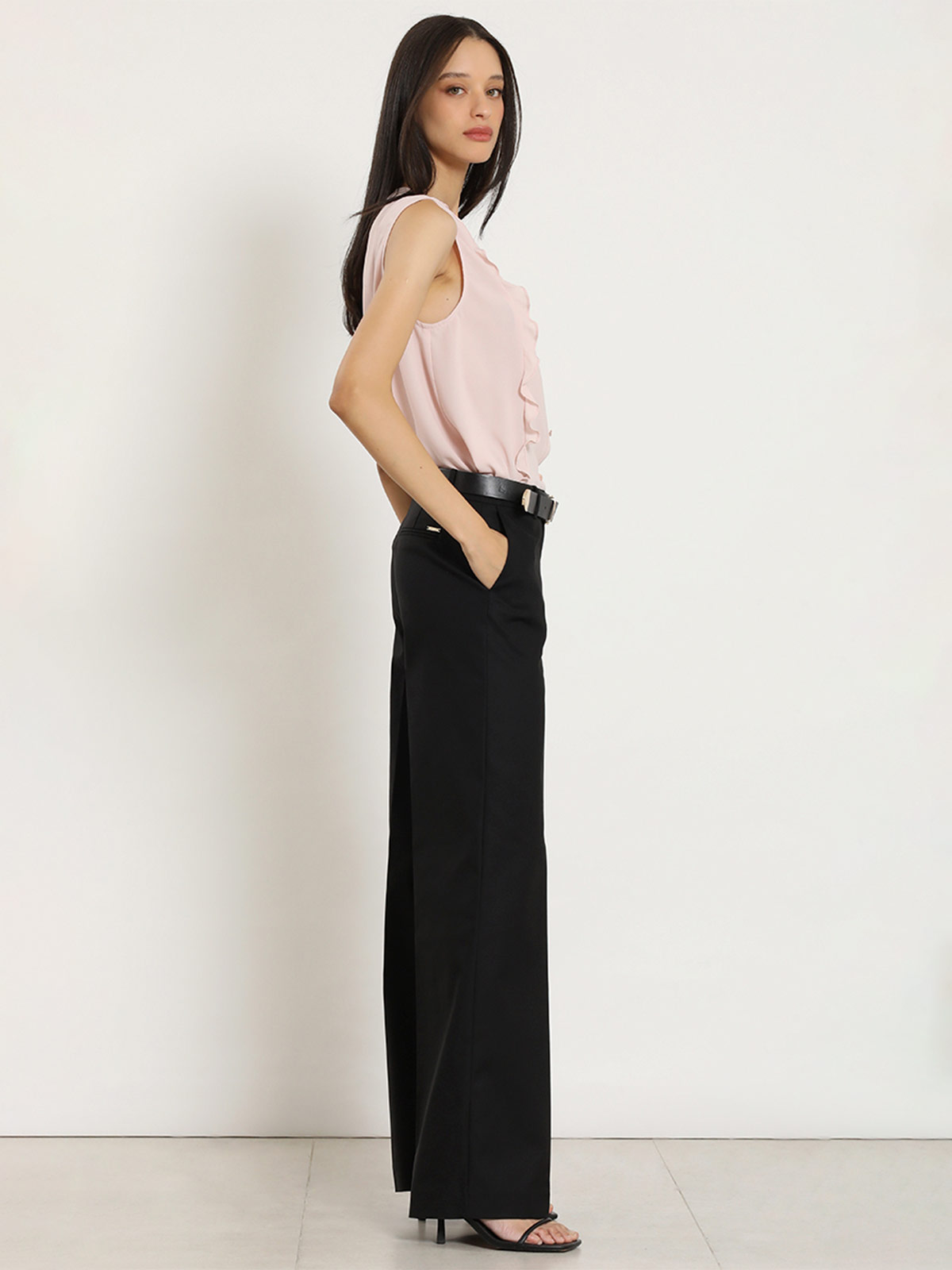 PANTALÓN RECTO MUJER LIOLA ROMÁNTICO - 2