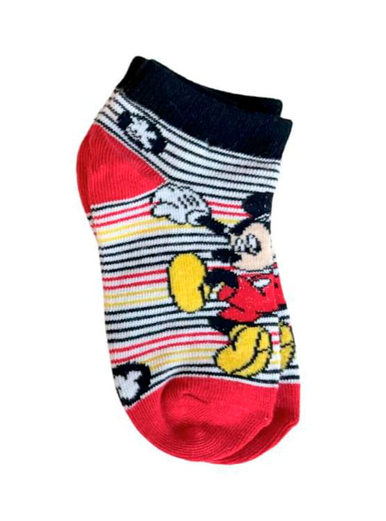 PACK 3 MEDIAS ALGODÓN NIÑO DISNEY MICKEY MOUSE MULTICOLOR MIK-2185 - 3