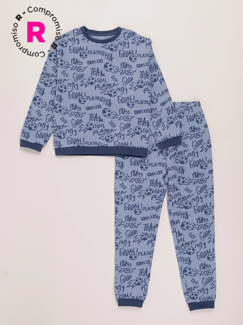 PIJAMA FRANELA NIÑO HARVEST - 1
