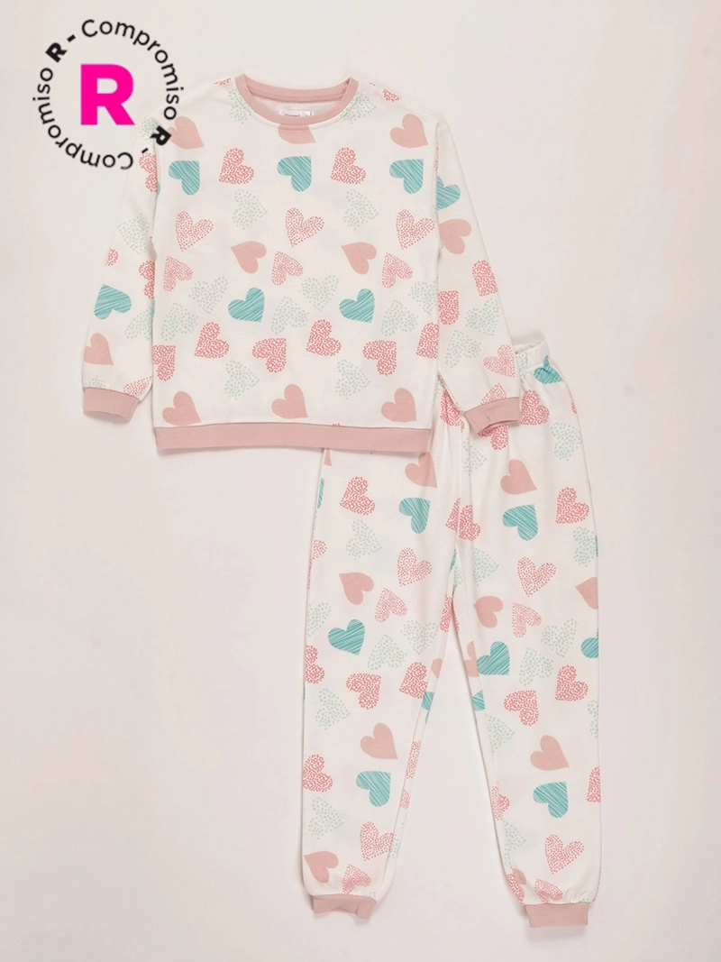 PIJAMA FRANELA NIÑA HARVEST - 1