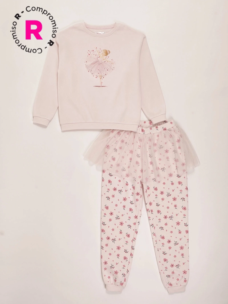 PIJAMA DISFRAZ FRANELA NIÑA HARVEST - 1