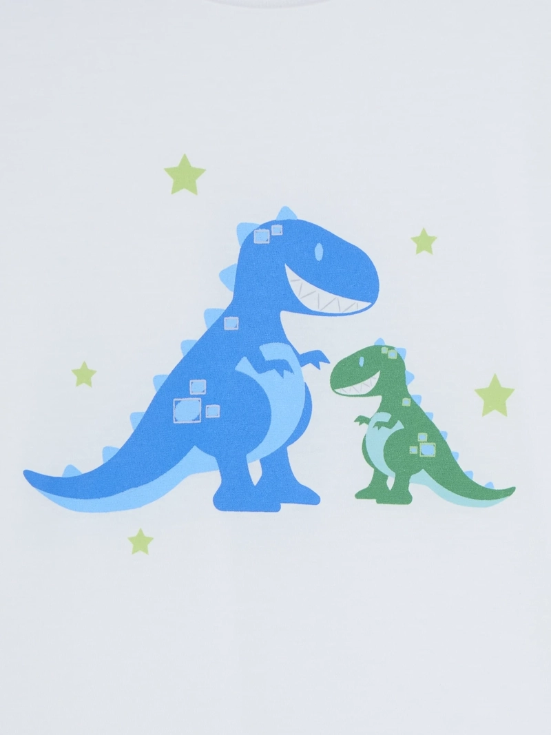 PIJAMA MANGA LARGA ALGODÓN HARVEST DINO - 3