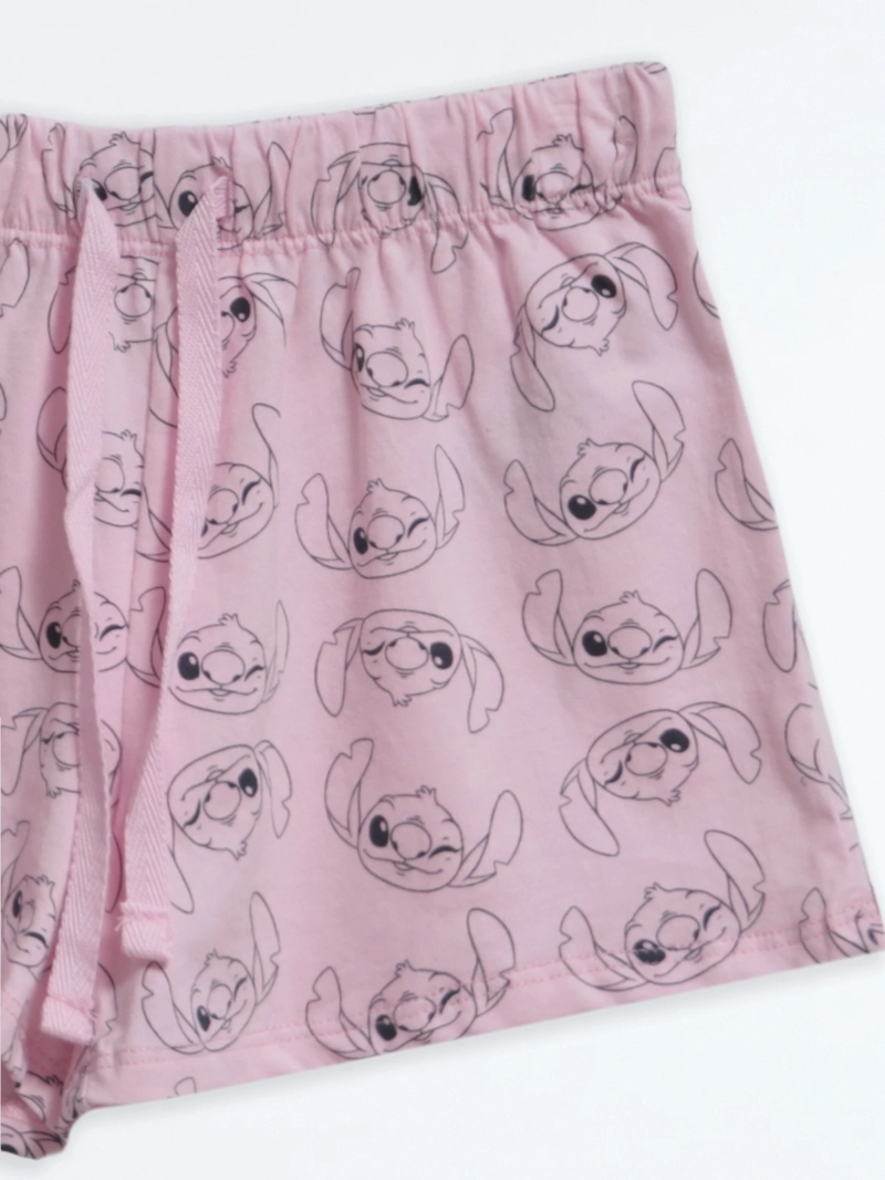 PIJAMA ALGODÓN NIÑA STITCH BLANCO - 3