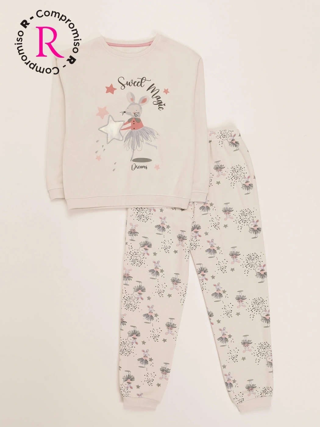 PIJAMA FRANELA NIÑA HARVEST - 1