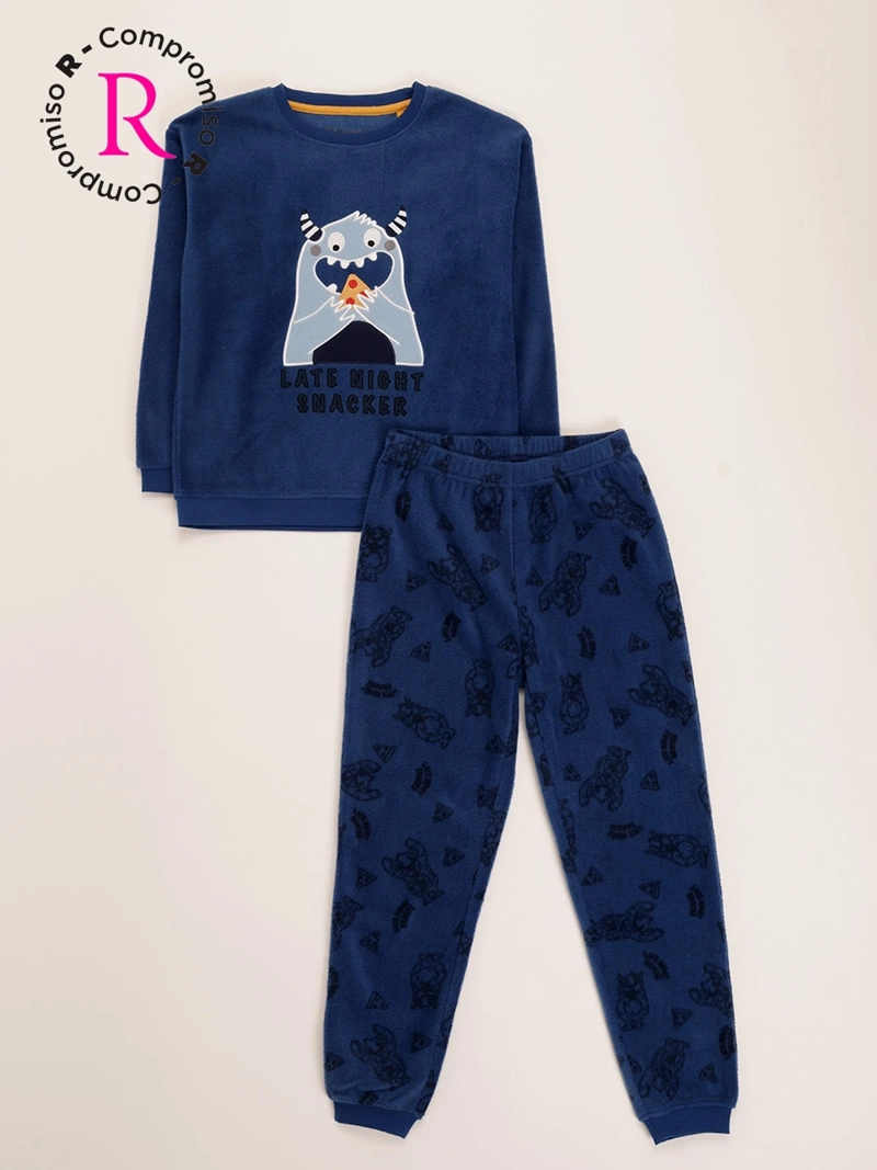 PIJAMA POLAR NIÑO HARVEST - 1