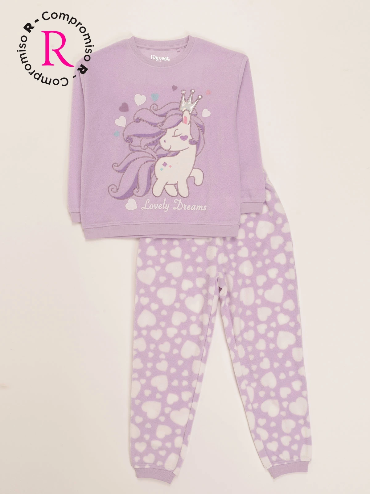 PIJAMA POLAR NIÑA HARVEST - 1