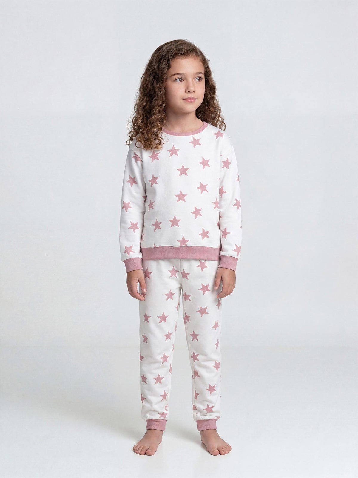 PIJAMA ESTRELLA MANGA LARGA FRANELA NIÑA HARVEST - 1
