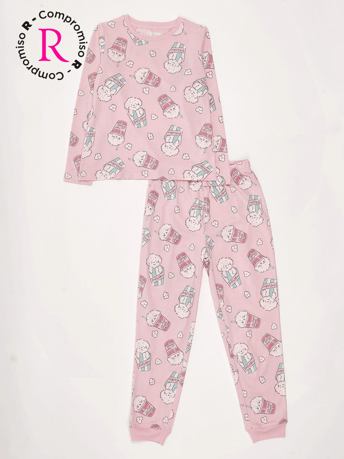 PIJAMA ALGODÓN NIÑA HARVEST MANGA LARGA - 3