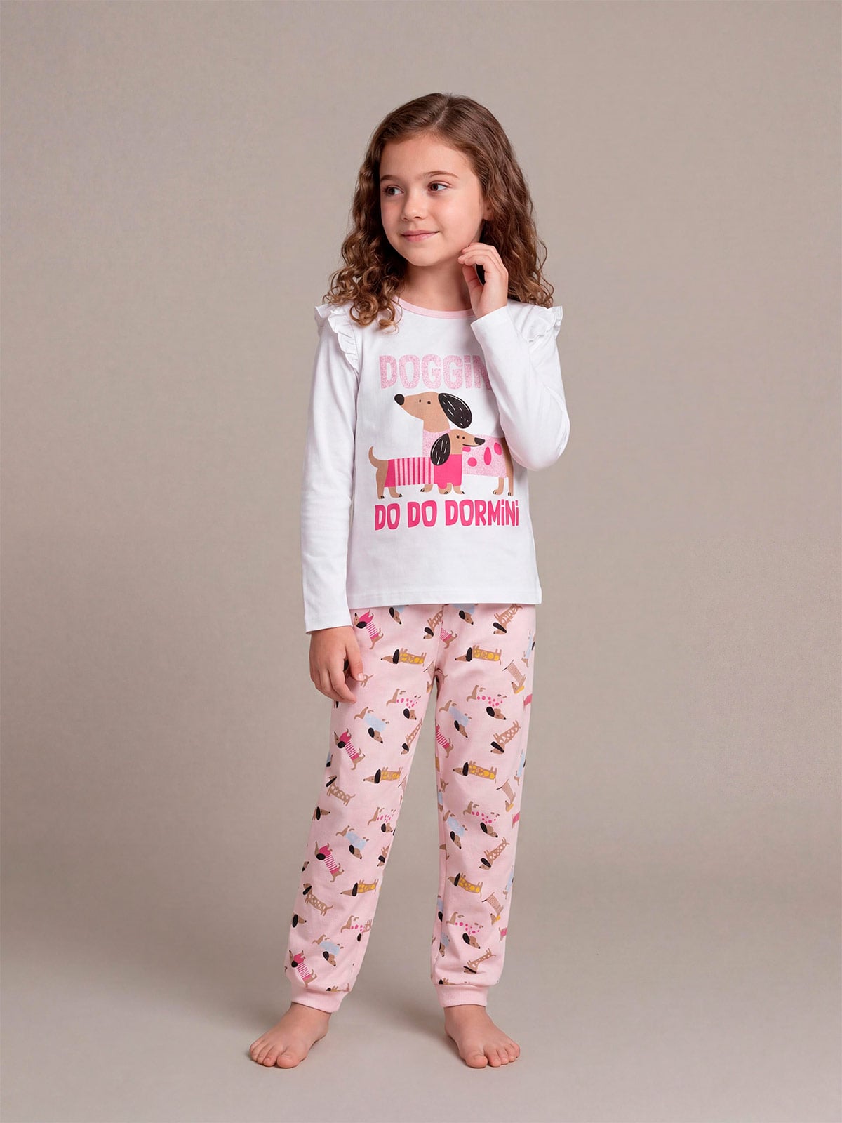 PIJAMA ALGODÓN NIÑA HARVEST MANGA LARGA - 1