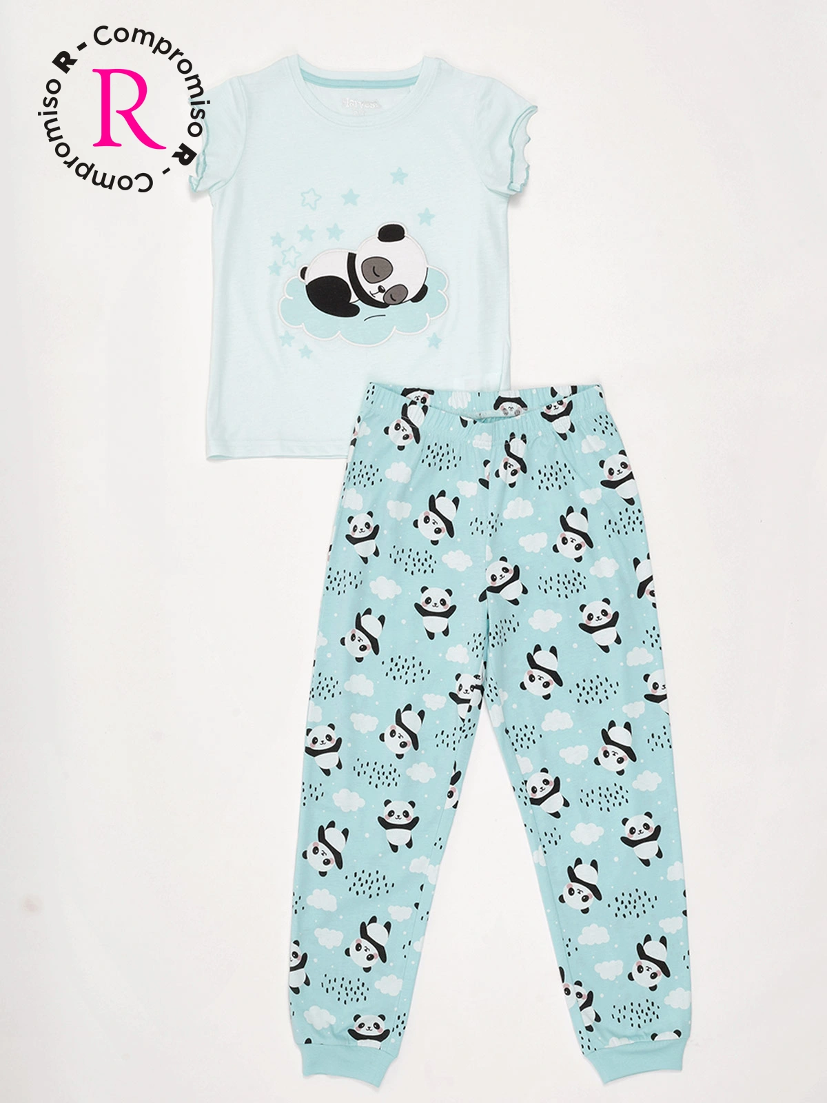 PIJAMA ALGODÓN NIÑA HARVEST MANGA CORTA - 3