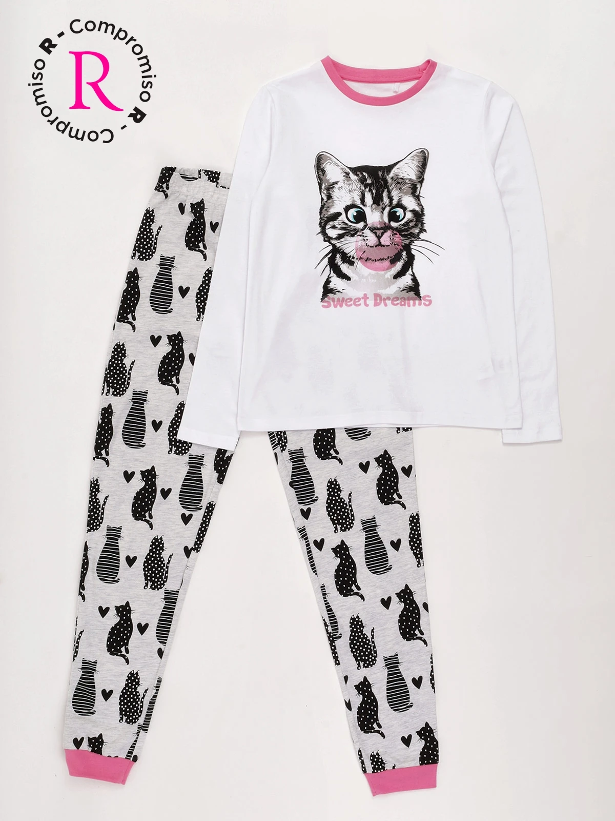 PIJAMA ALGODÓN NIÑA INDEX MANGA LARGA - 3
