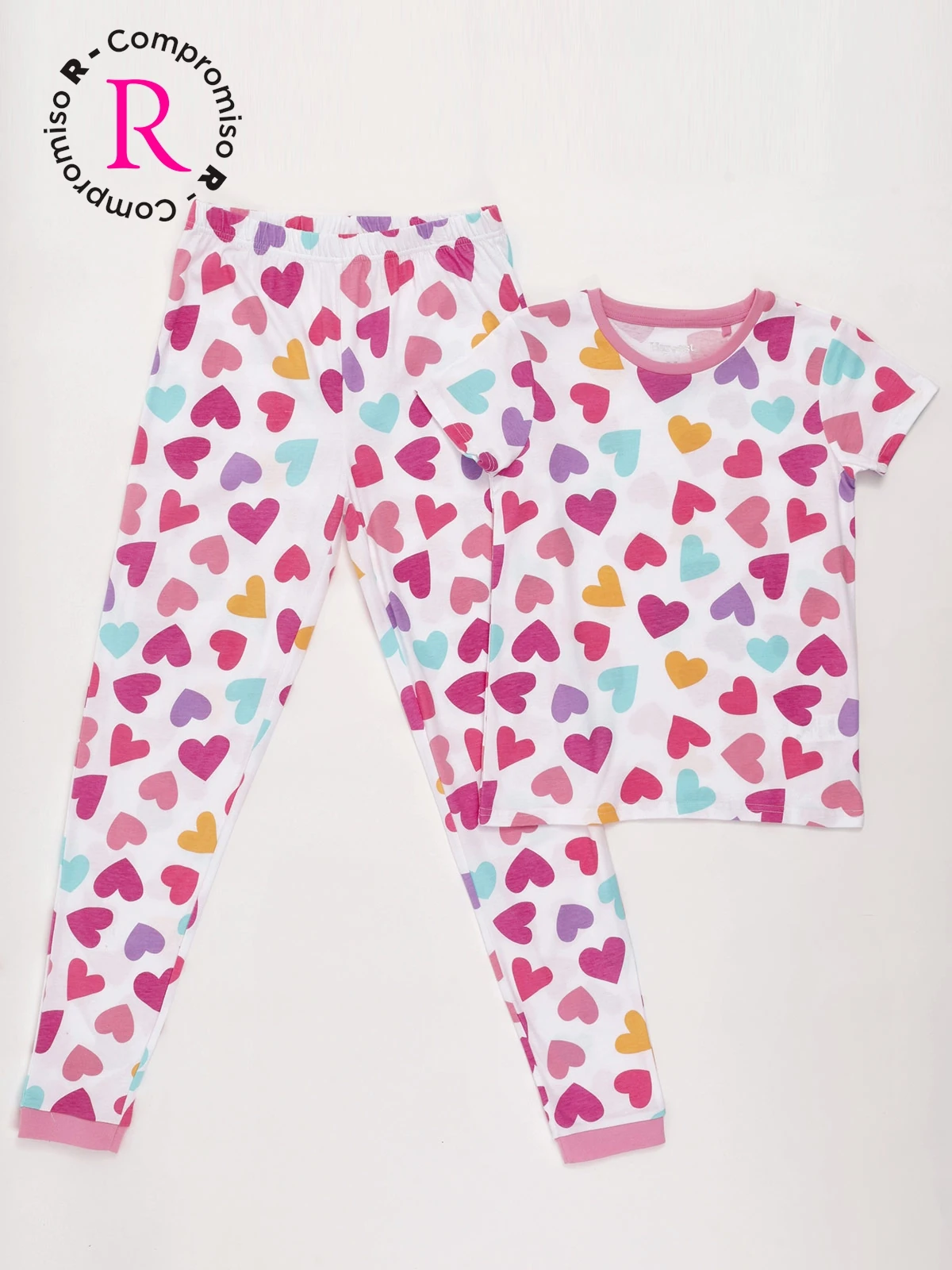PIJAMA ALGODÓN NIÑA HARVEST MANGA CORTA - 3