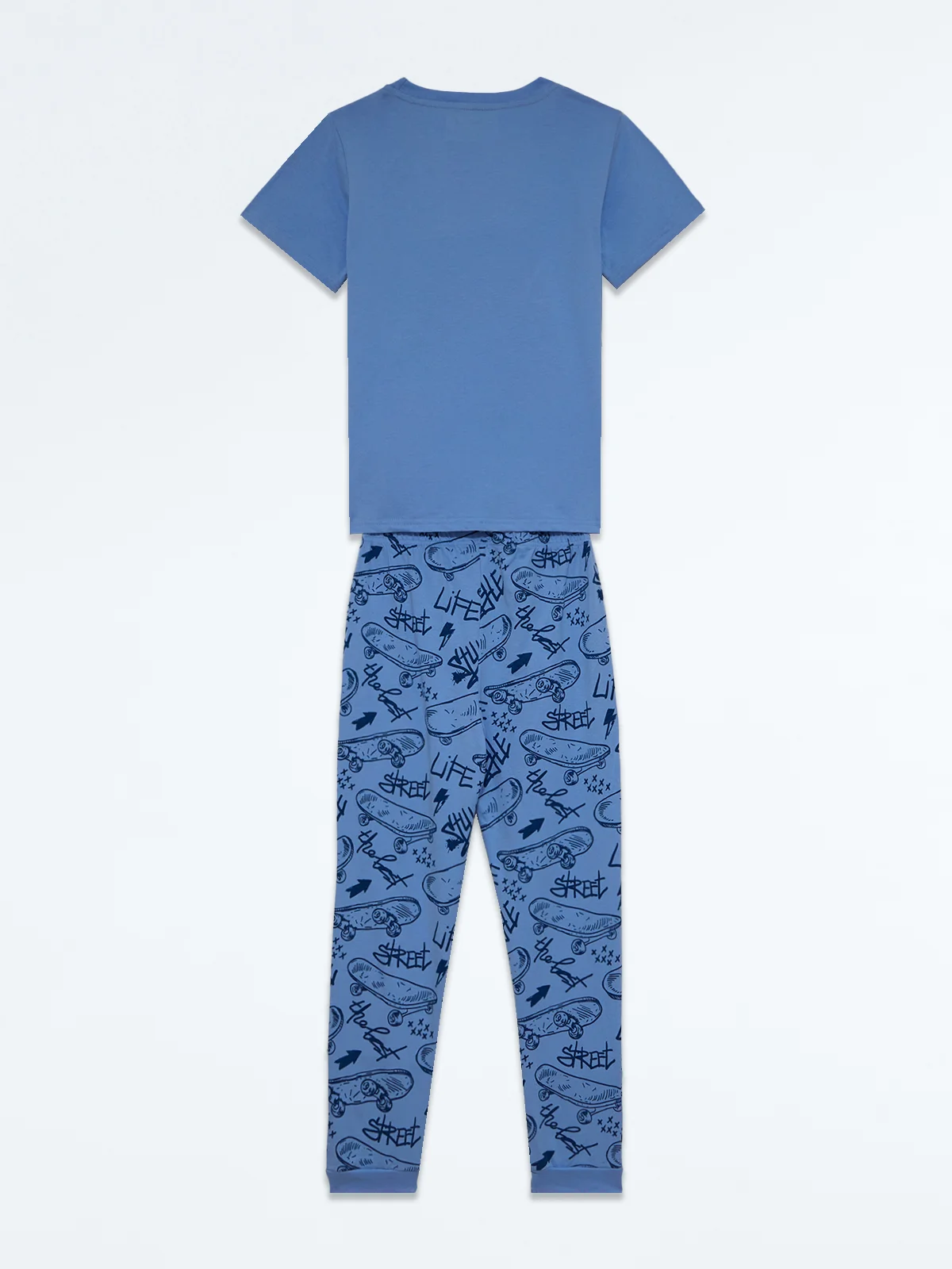 PIJAMA MANGA CORTA NIÑO HARVEST SKATER  - 2