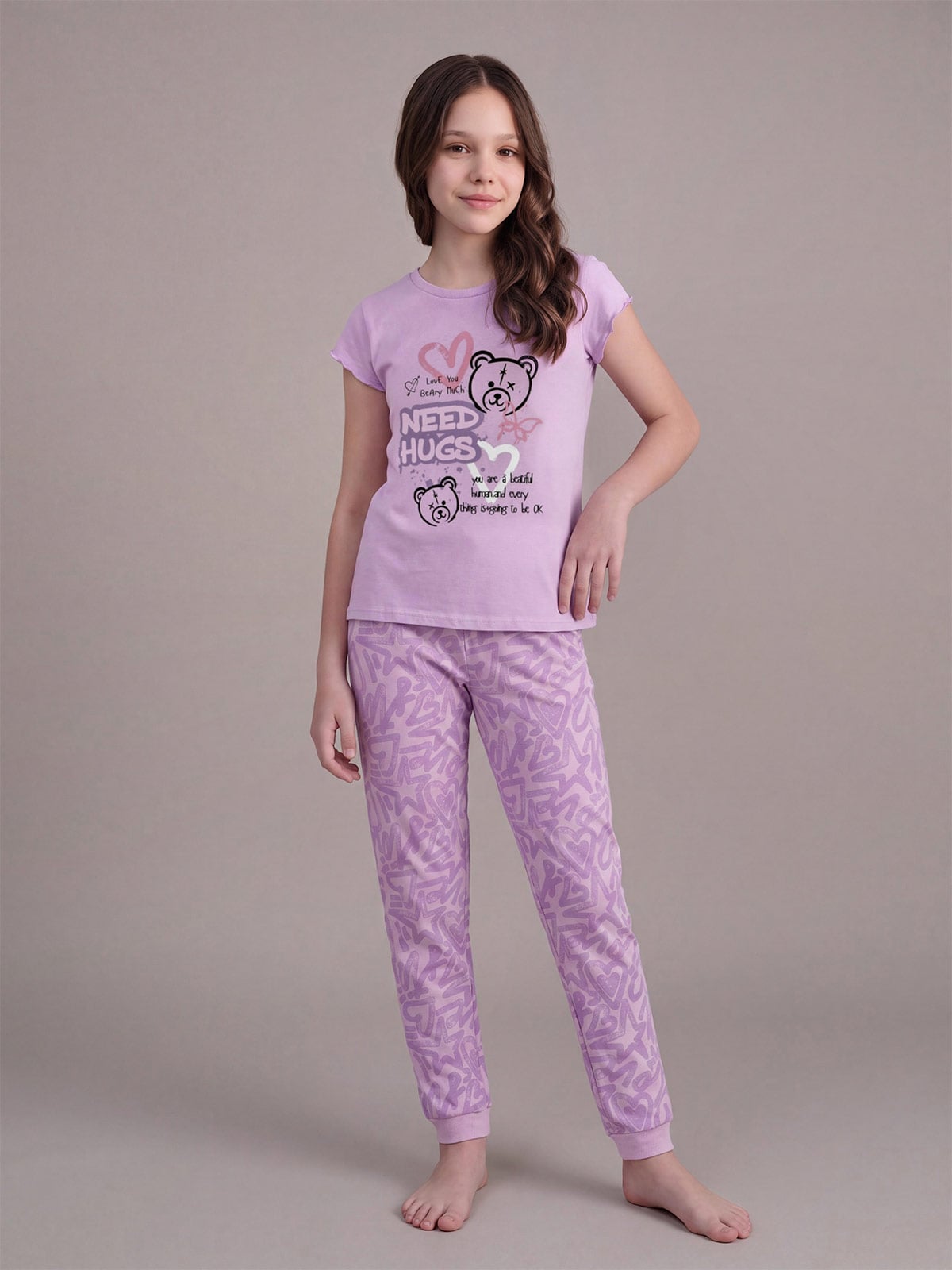 PIJAMA MANGA CORTA NIÑA INDEX TEEN OSO - 1