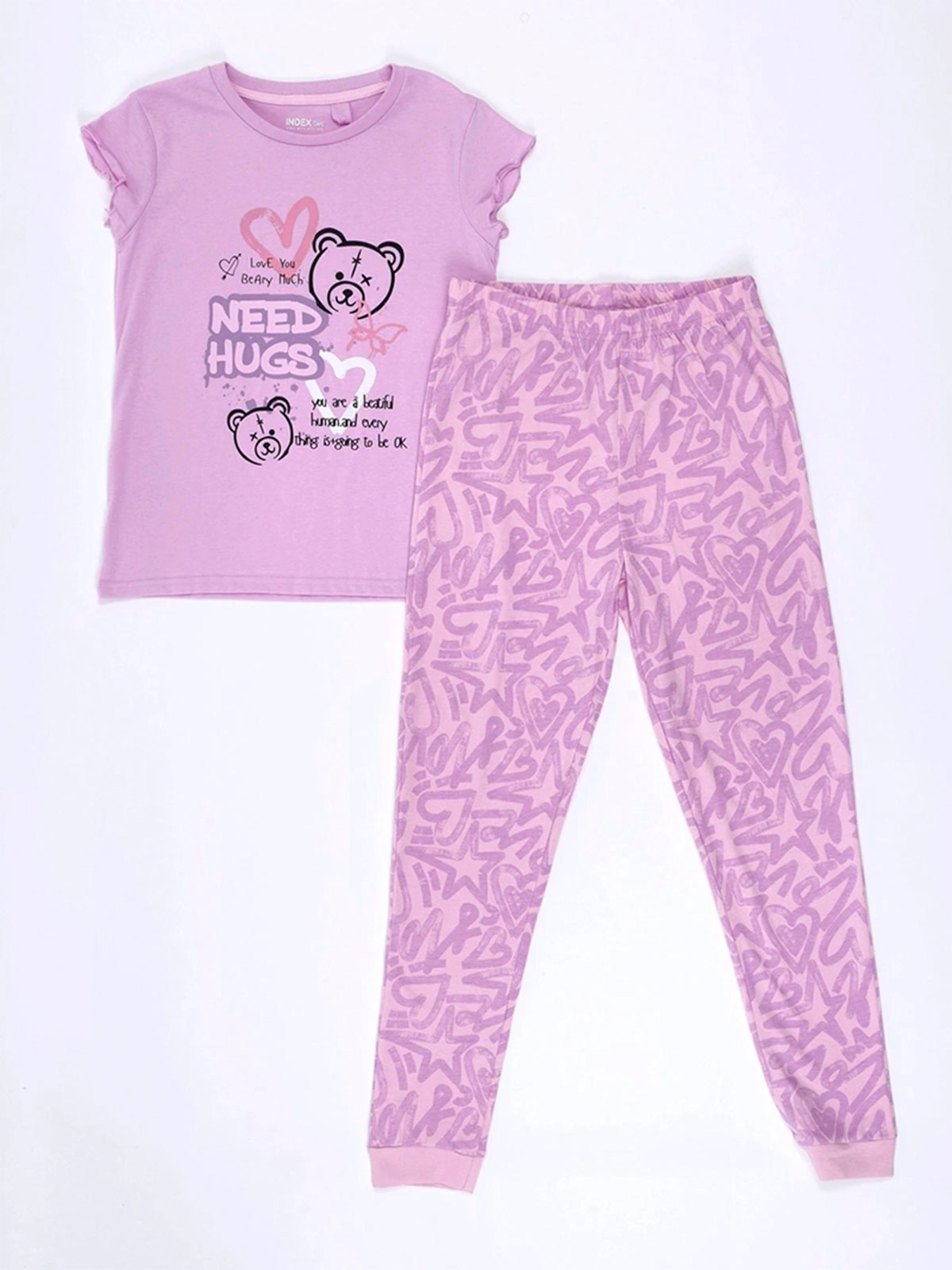 PIJAMA MANGA CORTA NIÑA INDEX TEEN OSO - 3