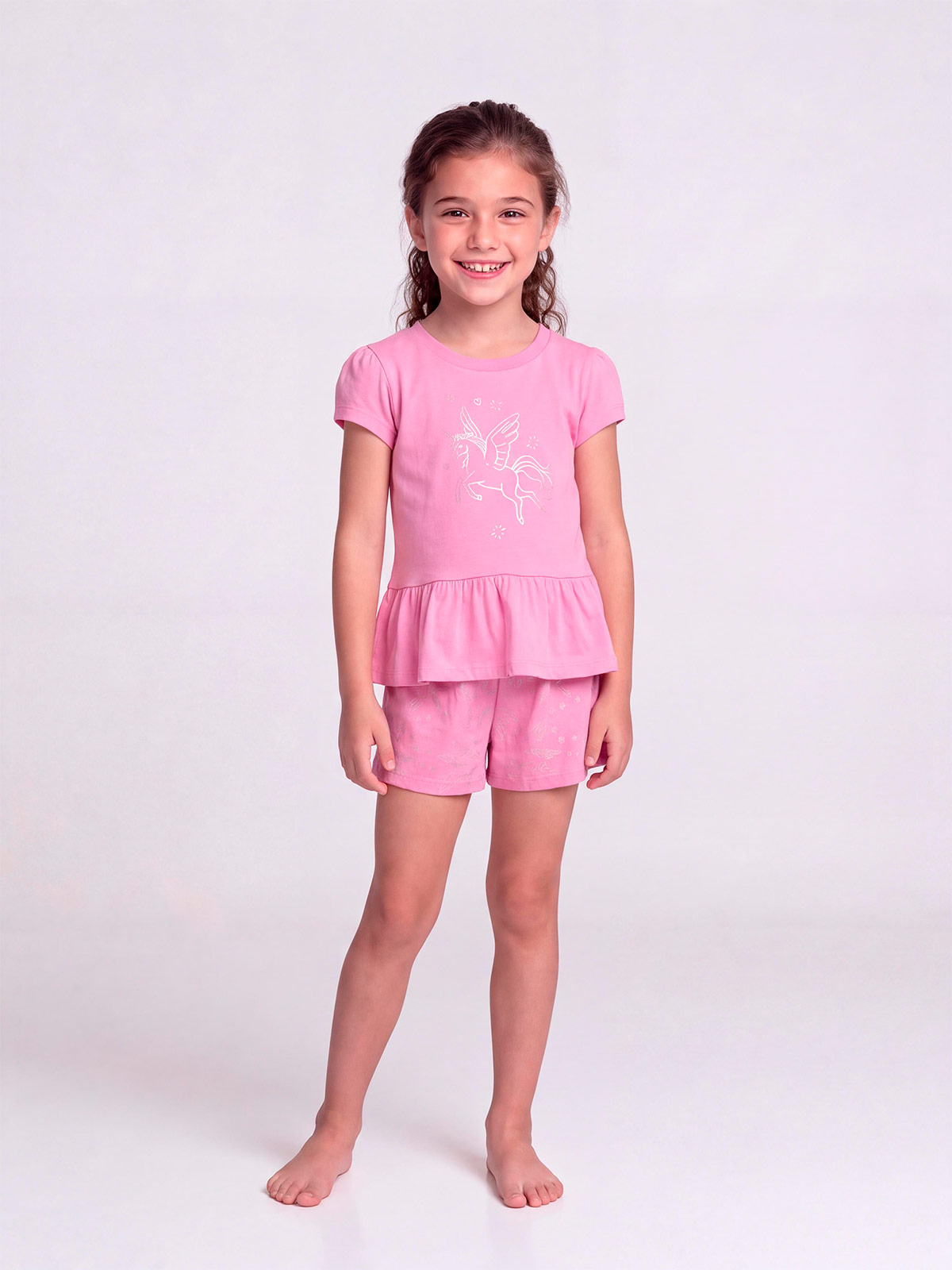 PIJAMA ALGODÓN NIÑA HARVEST UNICORNIO - 1