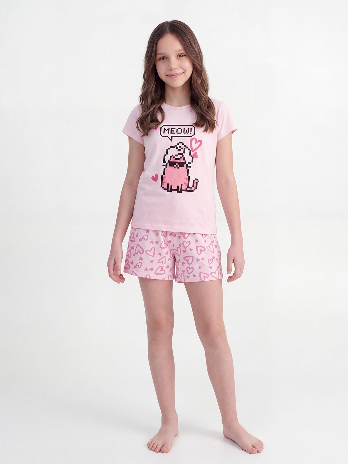 PIAMA ALGODÓN NIÑA INDEX TEEN GATO - 1