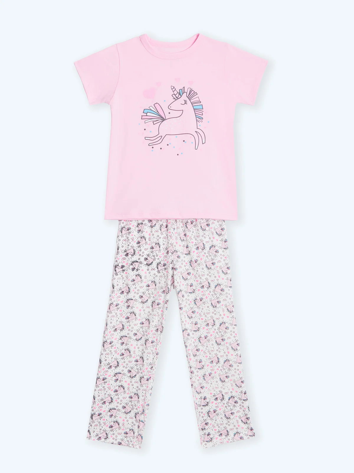 PIJAMA ALGODÓN NIÑA HARVEST UNICORNIO - 1