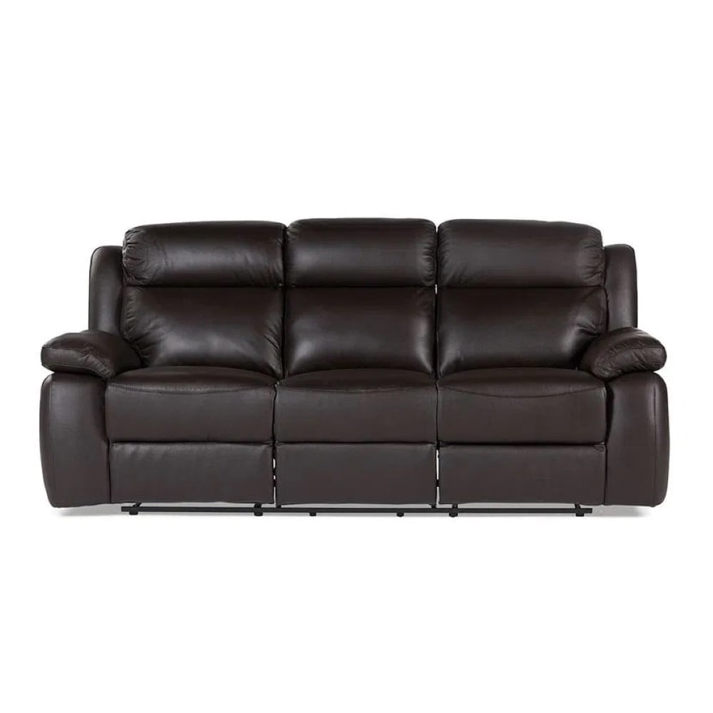 SOFÁ RECLINABLE ROSEN MILAN 3 CUERPOS CHOCOLATE - 2