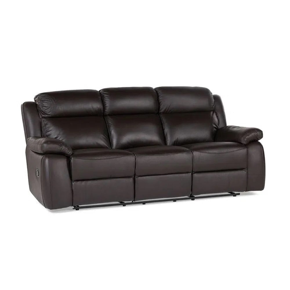 SOFÁ RECLINABLE ROSEN MILAN 3 CUERPOS CHOCOLATE - 5