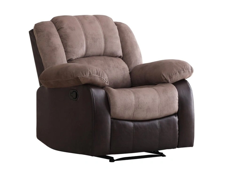 SILLÓN RECLINABLE RIPLEY HOME BICOLOR 1 CUERPO MARRÓN OSCURO - 3