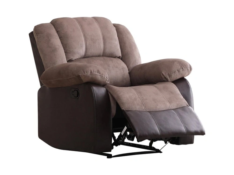 SILLÓN RECLINABLE RIPLEY HOME BICOLOR 1 CUERPO MARRÓN OSCURO - 4